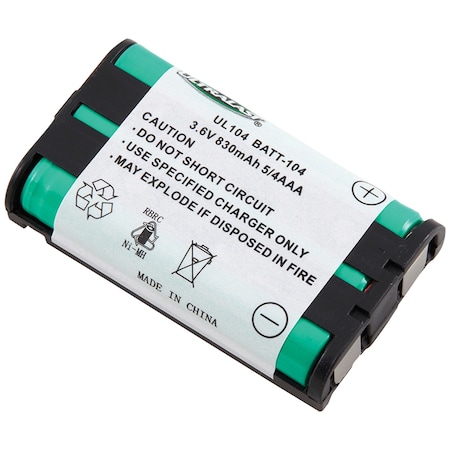 Ultralast Replacement Battery for Panasonic KX-TG2302B Cordless Phone BATT-104